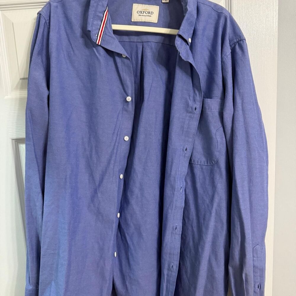 Unbranded Men's Blue and Purple Polo-shirts